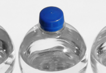 PET water bottles can be made into polyester fabric